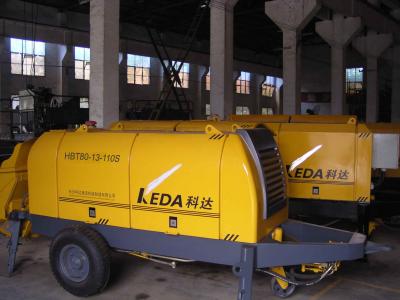 China HBT60.13.90S Concrete Pump Stationary , Static Concrete Pump Output 60 Cube Meter Per Hour for sale