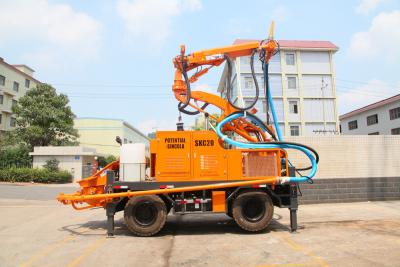 Chine machine robotique KC2012W de béton projeté de 5900×2000×2650mm pour le tunnel de taille de Maxmum 11m à vendre