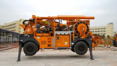 China Double Pump Shotcrete Machine , Concrete Spraying Equipment Robotic KC3016W for sale