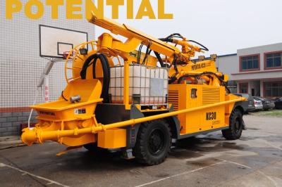 China Wet Concrete Shotcrete Machine , Shotcrete Robot KC3019 For Railway Tunnel for sale