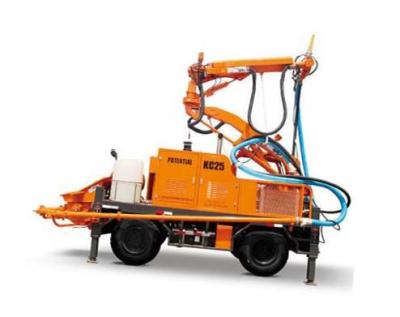 China Long Reach Spray Boom LCD Wet Shotcrete Machine for sale