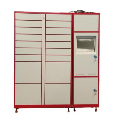 China Office Building Furninture 24 Door Digital SmartDelivery Electronic Parcel Storage Locker For Cloakroom for sale