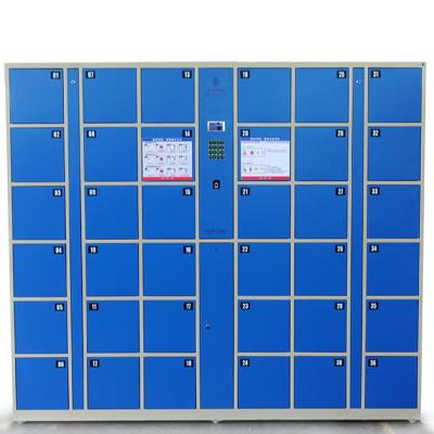 China Electronic Fingerprint Password Storage Smart Parcel Delivery Locker For Express DKC-Z-24-4 for sale