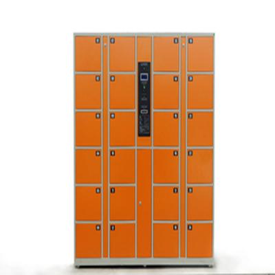 China Cold Rolled Metal Parcel Delivery 24 Doors Outdoor Steel RFID Electronic Storage Smart Digital Lockers for sale