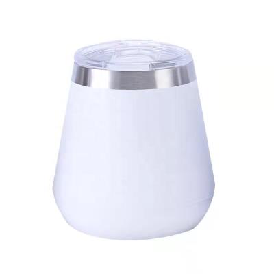 China Sustainable Patented Custom Product Logo Thermos Stainless Steel Wine Tumbler With Lid for sale