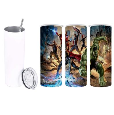 China 20 oz Viable Wholesale Empty Lean Tumbler 20oz Sublimation Straight Tumbler for sale