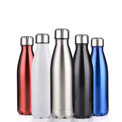 China BPA Free Double Wall Stainless Steel Cola Shape Vacuum Flask PORTABLE Thermal Flask for sale