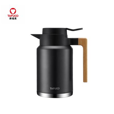 China PORTABLE Coffee Hot Pot High Level Wall Mounted Stainless Steel Vacuum Flask Double Tumbler With Cup for sale