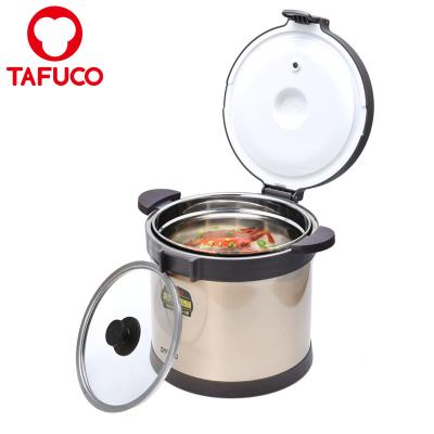 China 4.5L 4.5litre/150OZ Sustainable Stainless Steel Double Wall Hot Thermal Cooker Pot for sale