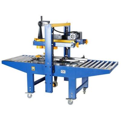 China FJ-6050L Semi Automatic CLOTHING Bottom Driven Carton Sealer for sale