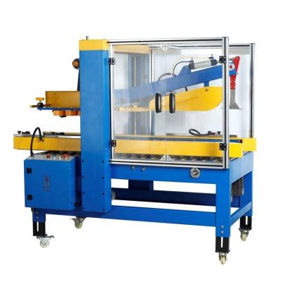 China FJ5050A Automatic CLOTHING Bottom Driven Carton Sealing Machine Side Case Sealer for sale