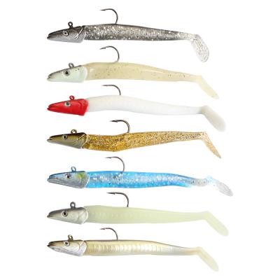 China Durable Soft Jig Lure Newbility 100mm Soft Bait 125mm Plastic High Quality Fishing Artificial Fishing Lure for sale