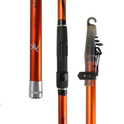 China Outdoor Fishing Activity Carbon Fishing Rod Newbility 4.2m High Quality Telescopic 4 Section Fishing Rod Carbon Rod for sale