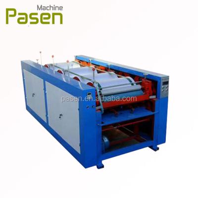 China Advertising company paper bag making machine with flexo printing / plastic carry bag printing machine / 3 color printing machine for sale