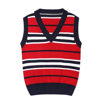 China High Quality Anti-shrink Knitwear V-Neckline Knitted Sleeveless For Women Casual Sweater Vest for sale