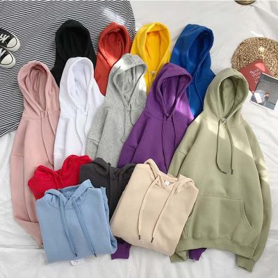 China Anti-pilling accept order OEM 320 gsm French plain men's oversized 100 cotton terry hoodies for sale