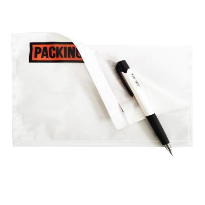 China 7.5x5.5inch Waterproof Self Adhesive Factory Packing Slip Enclosed Packing List Envelope for sale