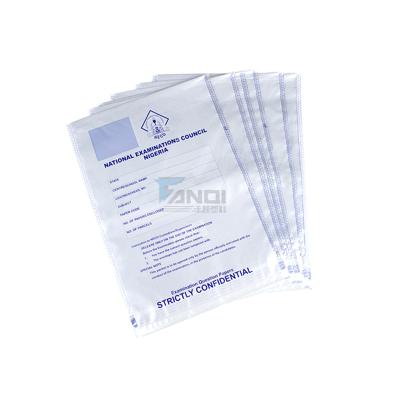 China Strong Wide Nesting Competitive LDPE Security Bank Bag Cash Deposit Bags For Bank for sale