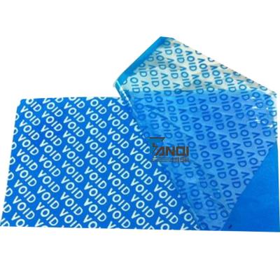 China Waterproof Transfer Vacuum Open Anti Tamper Proof Security Adhesive Packaging Sealing Tape for sale