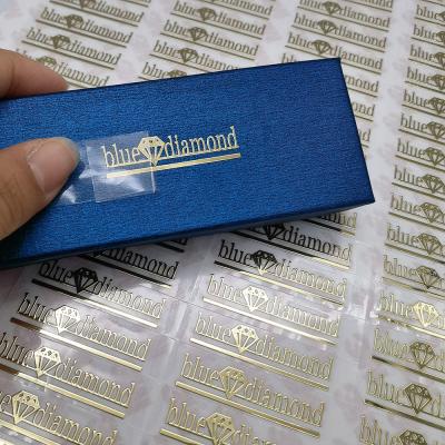 China Custom waterproof metal 3d sticker heat transfer label for box for sale