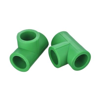 China Anti-Corrosion IFAN PPR Pure Plastic Pipe Fittings Plumbing Materials PPR TEE for sale