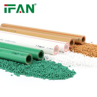 China IFAN Anti - Corrosion Green 20 - 110mm PPR Pipe Hot Water Plastic High Quality Water Pipes for sale