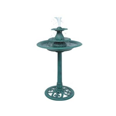 China 2022 wholesalers traditional high quality copper antique green decorative garden bird bath for sale