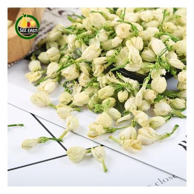 China 2022 New Arrival Chinese Top Fragrance 100% Natural Loose Flavor Tea Beauty Flower Herbal Tea Dried Jasmine Buds White for sale