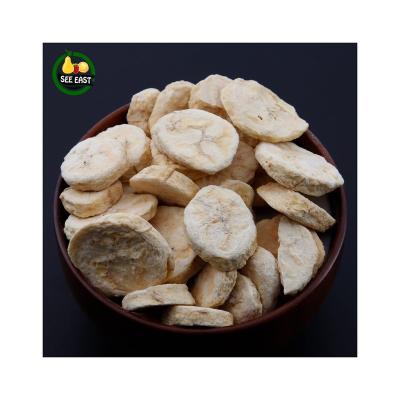 China Bulk Fresh Delicious Freeze Dried Fruit Foods Banana Chips Freeze china supplier for sale