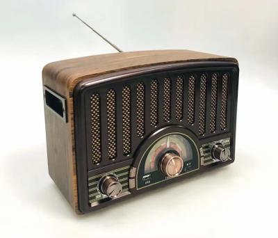 China Digital Display FM Digital Radio RAISENG 1927BT FM AM Portable Radio Switch 3 Band Wooden Radio AM Fm for sale