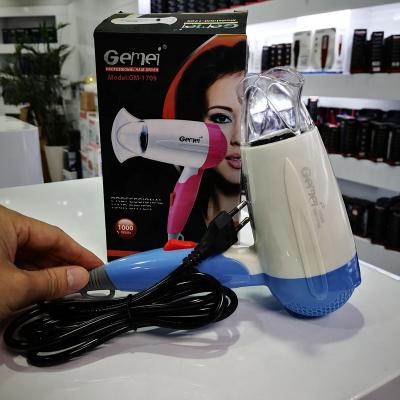 China Original PROGEMEI GEEMY GM1709 Foldable Professional Hair Dryer For Salon 3 Speed ​​Hair Dryer for sale