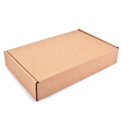 China Eco Friendly Recycled Materials Amazon Logo Custom E-flute Cardboard E-flute Cardboard Recycled AD Corrugated Shipping Box for sale