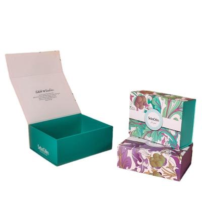 China Recycled Materials Custom Printed Paper Gift Box Rigid-Box Luxury Retail Packaging Paper Boxes for sale