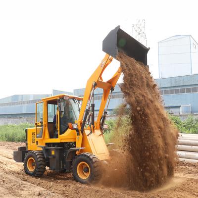 China Building Material Shops 1 Ton 3 Ton Diesel Mini Wheel Loaders 2 Articulated Wheel Loader for sale