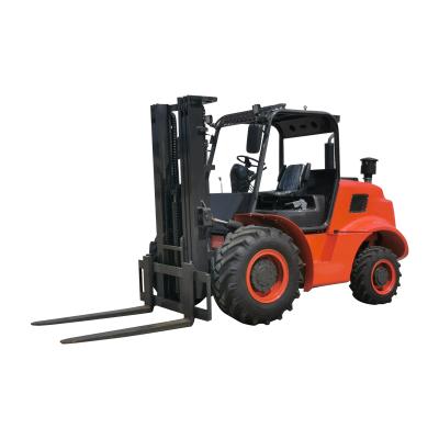 China Building material stores integrated rough terrain forklift 3 ton all terrain forklift hydraulic forklift for sale