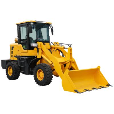 China Building Material Shops Professional Manufacturer Compact Wheel Loader With Pallet Fork for sale