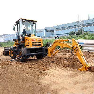 China Building Material Stores Large Long Excavator Loader Retroexcavadora Nuevas Small Arm Backhoe Loader For Sale for sale