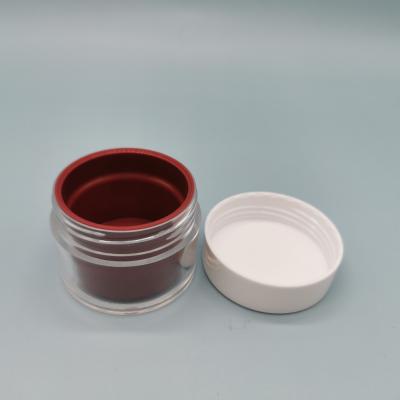 China Hot Sale 30ml Cosmetic High End Clear Empty Acrylic Cosmetic Cream Jar for sale