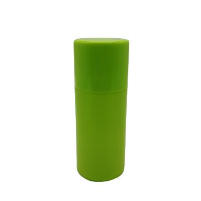 China Plastic Cosmetic Plastic Nail Polish Remover Bottle Empty Bottles 100ML Green With Inner Plug for sale