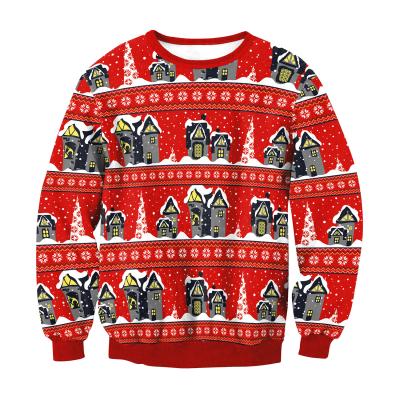 China Custom Anti-wrinkle Sweater Knitted Acrylic Funny Cartoon Party Christmas Sweater for sale