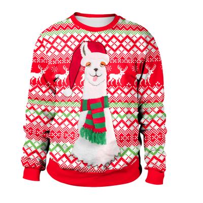 China High Quality Women Anti-wrinkle Winter Print Unisex Sweater Ugly Christmas Sweater for sale