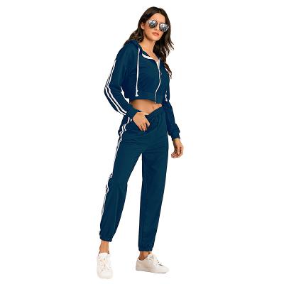 China High Quality Womens 2 Piece Sets Tracksuit Womens Set 136 Sportswear for sale