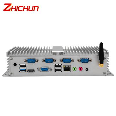 China For Business Micro Portable Personal Computer Core i5 Dual Display Mini Fanless Barebone PC for sale