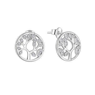 China Fashion Jewelry Earring 925 Sterling Silver Cubic Zirconia Stud Casual/Sporty Earrings for sale