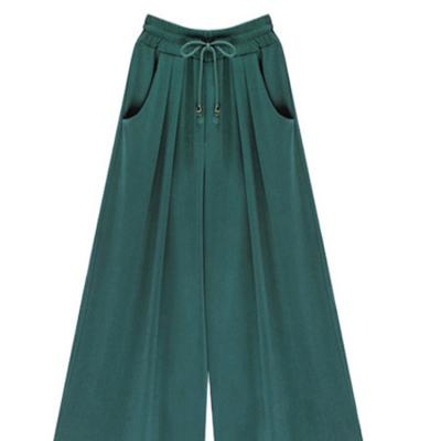 China Free Sample Viable Hot Sale Wide Leg Pants 9-Point Pants Big Harlan Pants Loose Casual Soft for sale