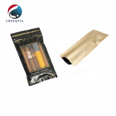 China Recyclable Custom Printed Empty Portable Cigar Humidor Bags Flavored Packaging Blunt Smell Proof Mylar Bag Pre Rolled Envelope Packaging Bag for sale