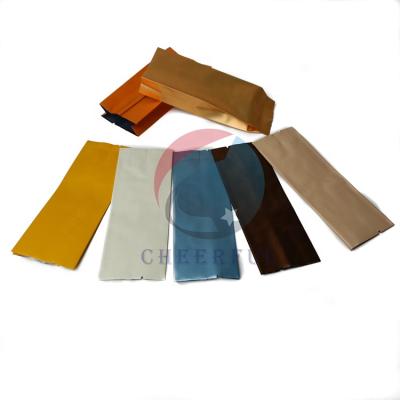 China Moisture Proof Biodegradable Heal Seal Food Packing Bag Chocolate Snack Energy Bar Tea Bag Packing Side Gusset Bags for sale