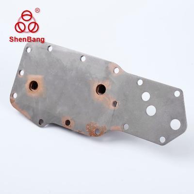 China Excavator / heavy truck plate oil cooler radiator heat exchanger core used for cummins 3957544 3921558 for sale