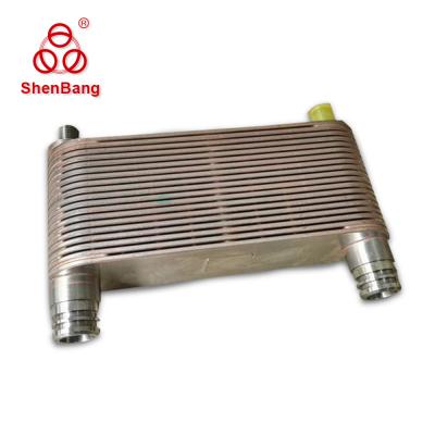 China Heavy Duty KTA38 K38 Excavator/Heavy Truck Diesel Engine Parts Oil Cooler Core Oil Cooler 3635074 3627295 for sale