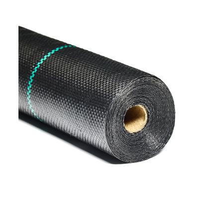 China Home Factory Direct Supply For Garden Farm Black Grass Cloth Weed Barrier Mat for sale